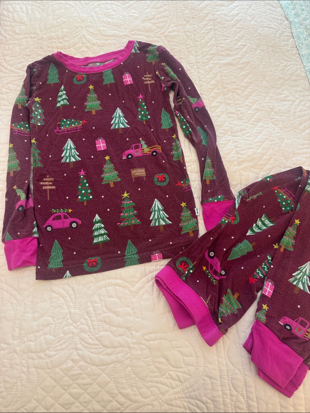 Size 5/6 Little Sleepies long sleeve/long pants Pajama Set